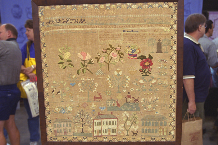 Appraisal: Connecticut Sampler, ca. 1835, from Vintage Kansas City.