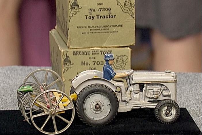 Appraisal: 1939 Arcade Tractor & Rake, from Vintage Columbus.