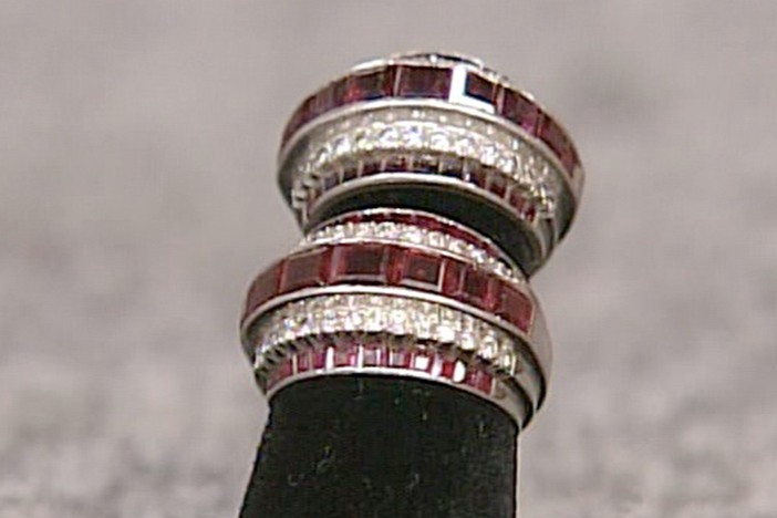 Appraisal: Platinum, Diamond & Ruby Rings, ca. 1935, from Vintage Austin.
