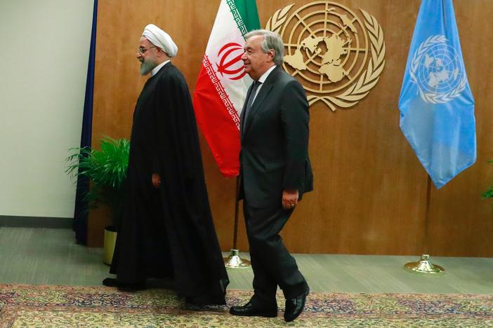 News Wrap: Iran's Rouhani calls U.S. sanctions 'economic terrorism'
