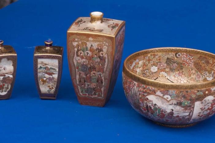 Appraisal: Japanese Satsuma Vessels, ca. 1900