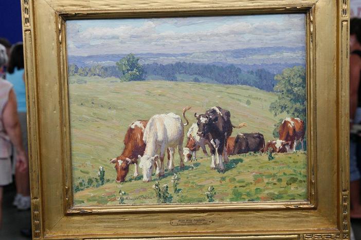 Appraisal: 1927 Edward Volkert "Avon Hills Pasture" Oil