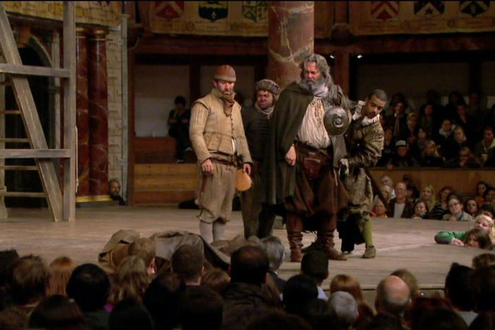 A look at a production of Henry IV as it would have been performed at the Globe.
