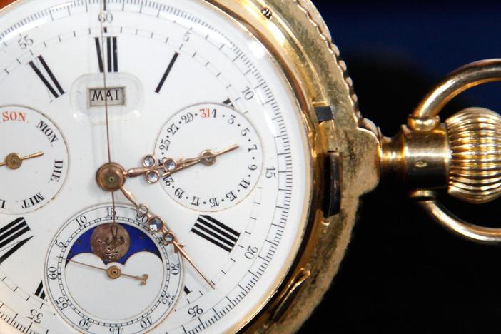 18K Gold Pocket Watch, ca. 1885, from Washington, DC Hour 2
