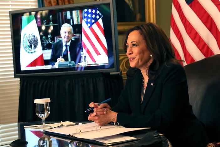 News Wrap: Harris appeals for Mexican cooperation on immigration