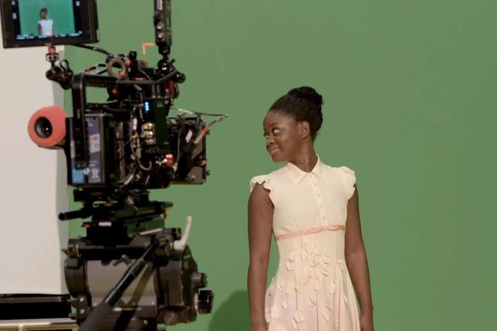 Go behind the curtain with Michaela DePrince (Swan) on the set of "Coppelia."