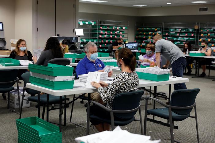 The status of vote counts in Pennsylvania, Michigan and Georgia