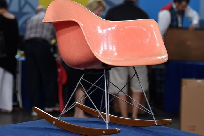 Appraisal: 1950 Charles and Ray Eames Rocking Chair, from Little Rock Hr 1.