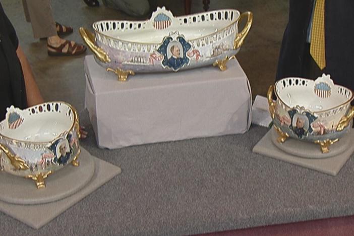 Appraisal: Spanish-American War Porcelain, from Vintage St. Louis.