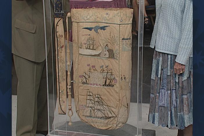Appraisal: Mariner's Belt & Sea Bag, ca. 1820, from Vintage Sacramento.