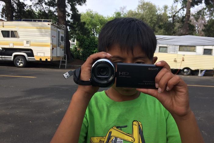 For eight-year-old Geovany Cesario, leaving home is bittersweet.