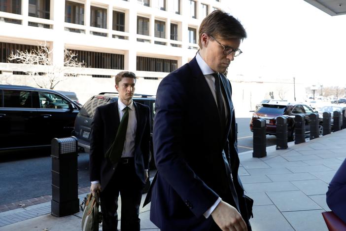 Alex van der Zwaan appeared in court after admitting to lying to investigators.