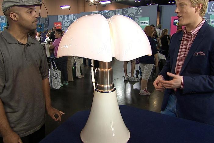 Appraisal: Pipistrello Bianca Telescoping Lamp, ca. 1965