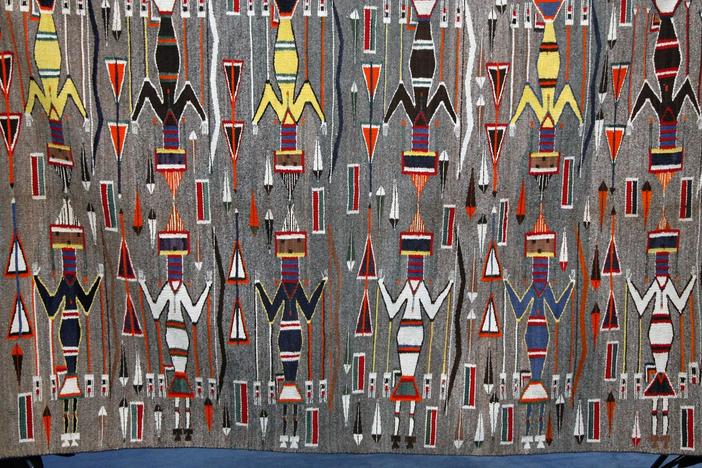 Appraisal: Navajo Yei Weaving, ca. 1930, from Spokane Hour 3.