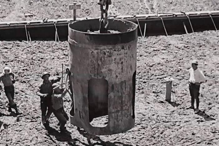 It took millions of cubic yards of concrete to build Grand Coulee Dam.
