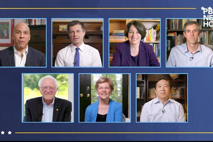 Joe Biden's former Democratic rivals endorse him in DNC roundtable