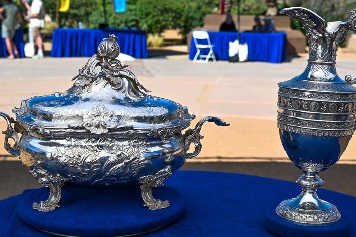 Appraisal: Victorian Silver Tureen & Ewer