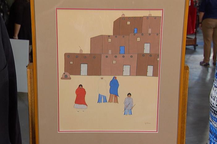 Appraisal: Pop Chalee Painting, ca. 1940, from Cleveland Hr 2.