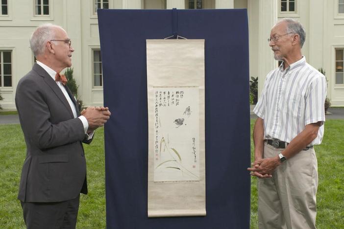 Appraisal: Zhang Daqian & Charles Chu Painting, ca. 1958