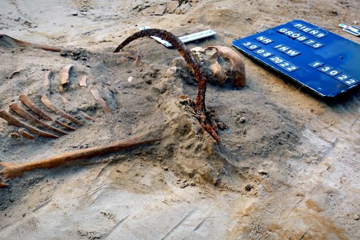 In 2022, a team of archaeologists unearthed a strange burial in the Polish village of Pień.