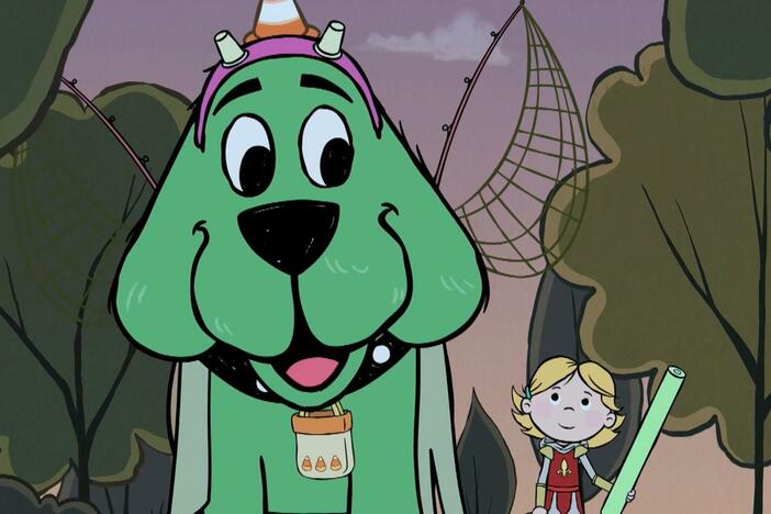Clifford, Emily Elizabeth and all of Birdwell Island are so excited for Halloween!