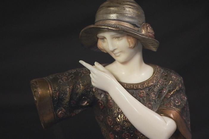 Appraisal: Demetre Chiparus "Indiscreet" Sculpture, from Des Moines, Hour 2.