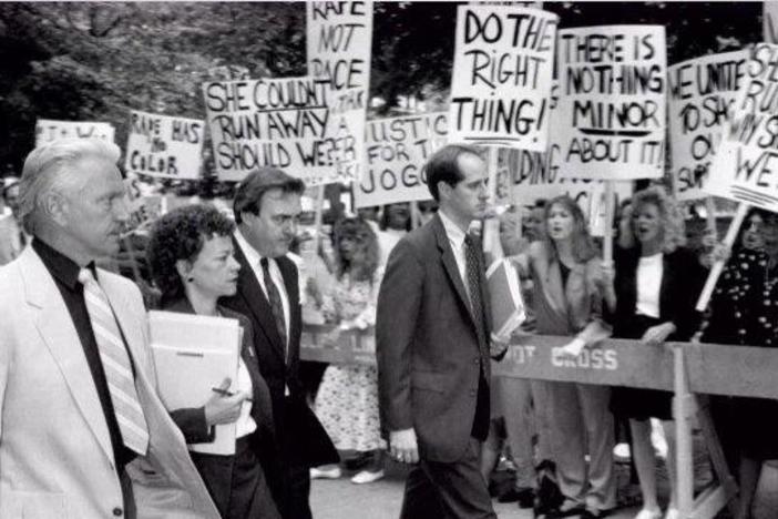 Jim Dwyer  talks about the Central Park Five being caught in a proxy war.