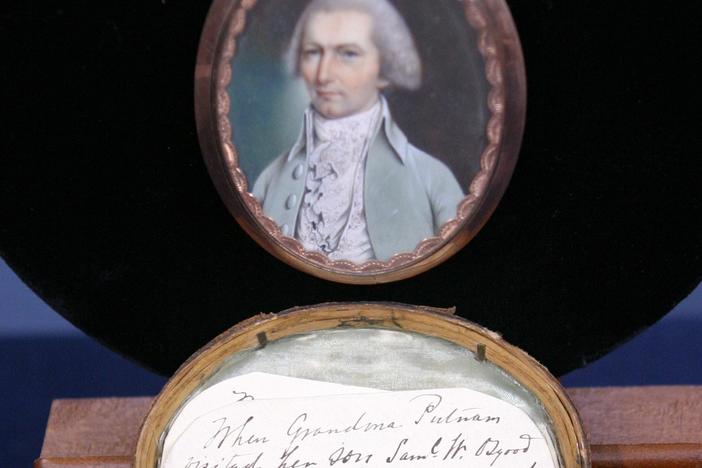 Appraisal: Samuel Osgood Miniature Portrait, ca. 1790, from Politically Collect.