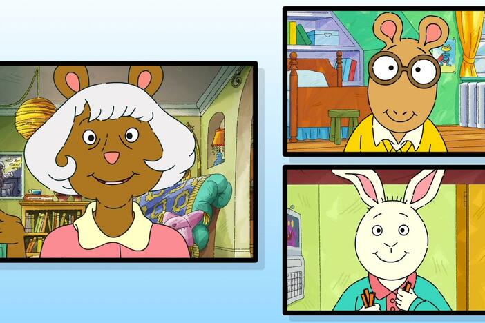 Arthur, Buster, and Mrs. MacGrady talk about ways we can all fight racism.
