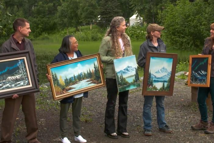 Appraisal: Bob Ross Alaskan Oil Paintings, ca. 1970