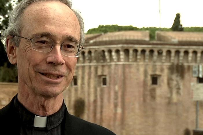 He describes what will happen as the cardinals vote for the new pope in the conclave.