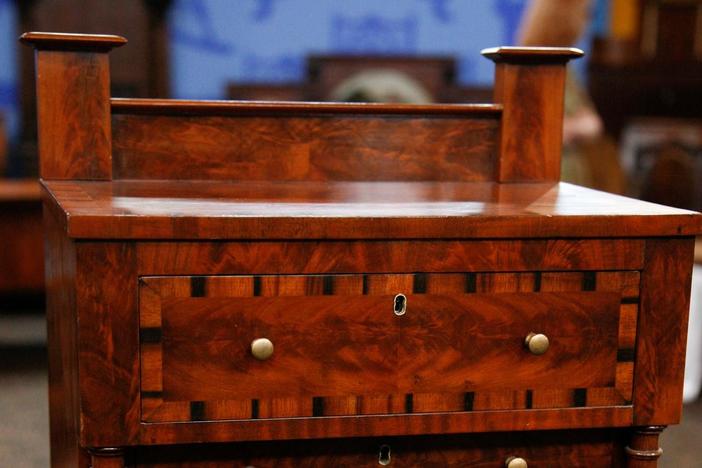 Appraisal: 1839 Miniature Chest with Document