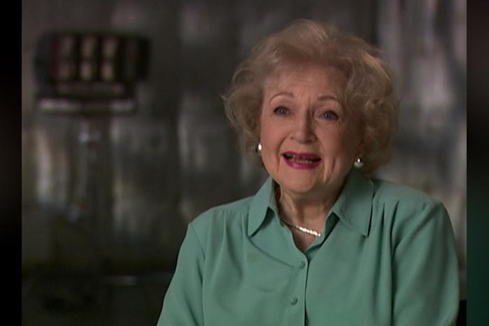 Betty White talks about funny women in comedy history like Carol Burnett and Lucille Ball.