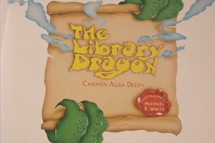 Carmen Agra Deedy, author and storyteller, reads her book "The Library Dragon."
