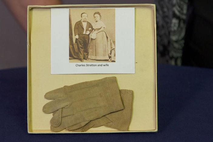 Appraisal: General Tom Thumb's Gloves, ca. 1866
