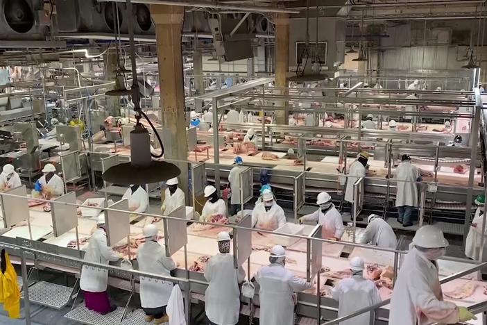 Meat-packing plants were the earliest COVID hotspots, but vaccinating workers isn't easy