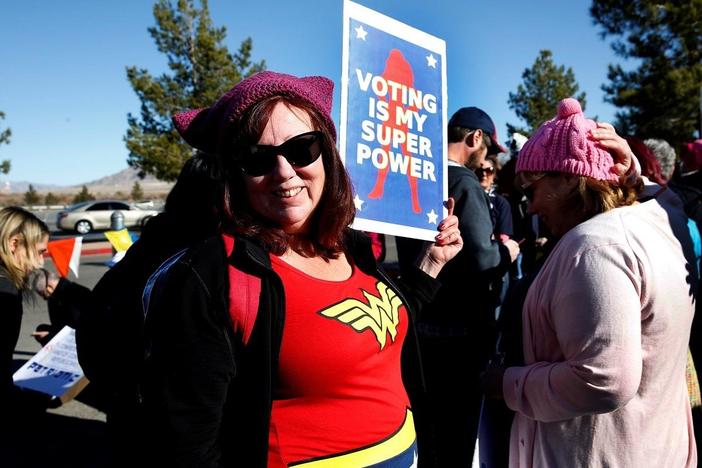 Women’s March focuses on voter registration at Las Vegas event