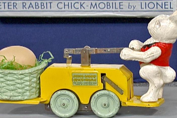 Appraisal: 1936 Peter Rabbit Handcar with Box, from Vintage Providence.