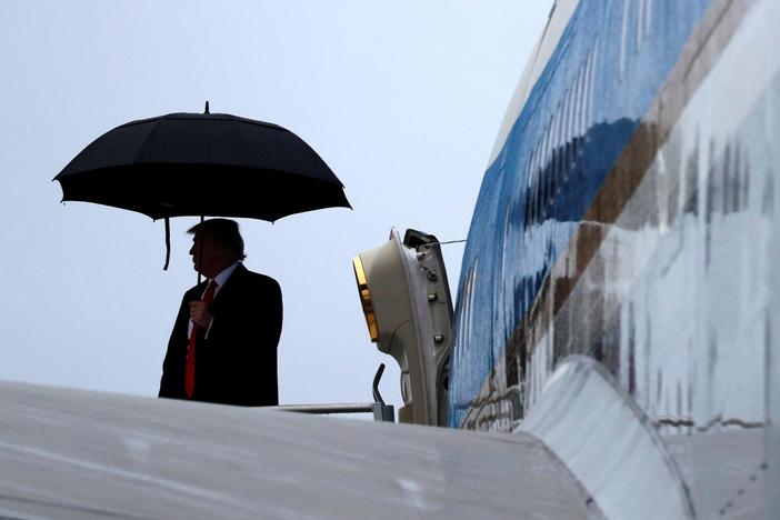 President Donald Trump visited Tennessee on Monday to tout the GOP’s tax bill.