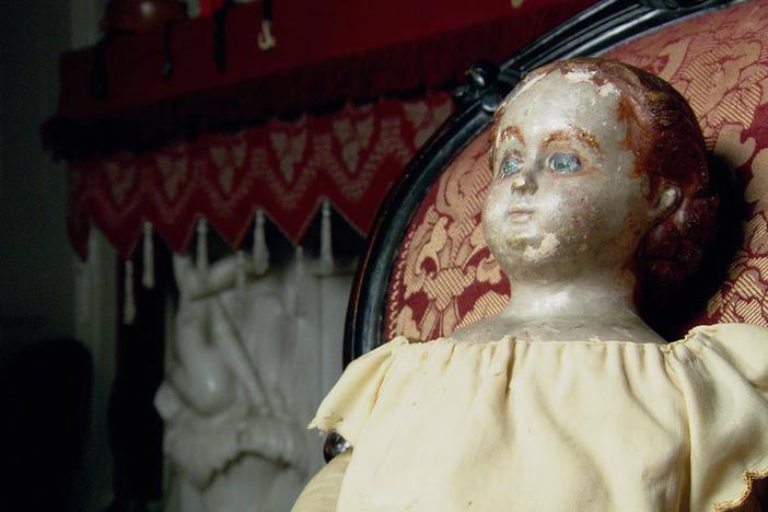 A family legend says a child and this doll smuggled drugs behind the Northern blockade.