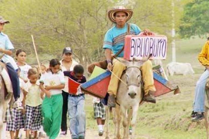 Luis Soriano brings books, via two donkeys, to the poor children of rural Colombia.