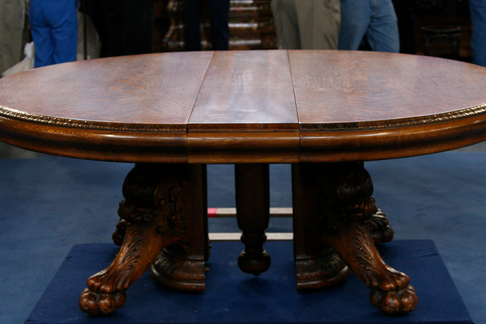 Appraisal: Golden Oak Dining Table, ca. 1890