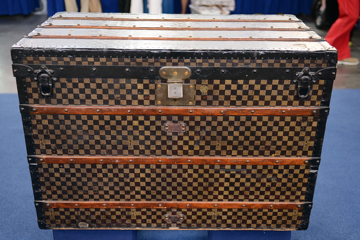Appraisal: Louis Vuitton Steamer Trunk, ca. 1890, in Virginia Beach