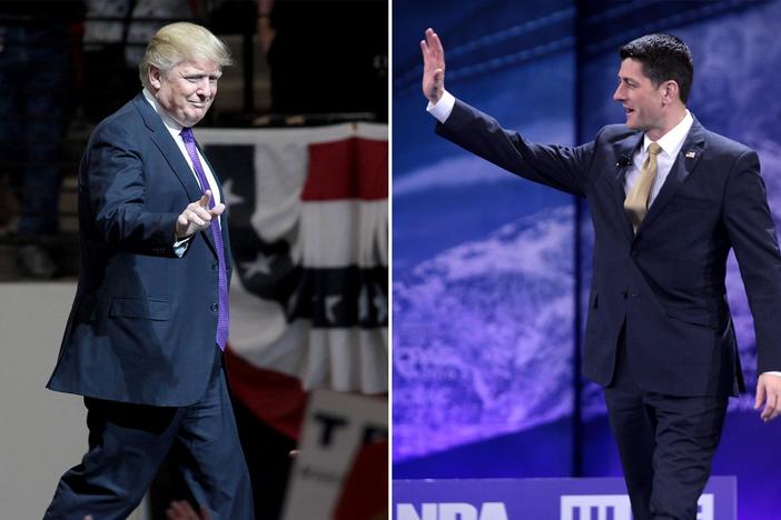 House speaker will support Republican nominee despite their "differences."