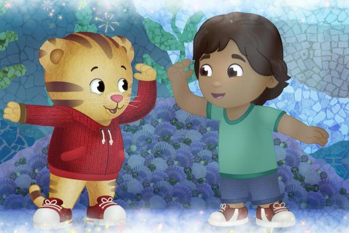 Daniel imagines he's in a mosaic world with Juan Carlos.