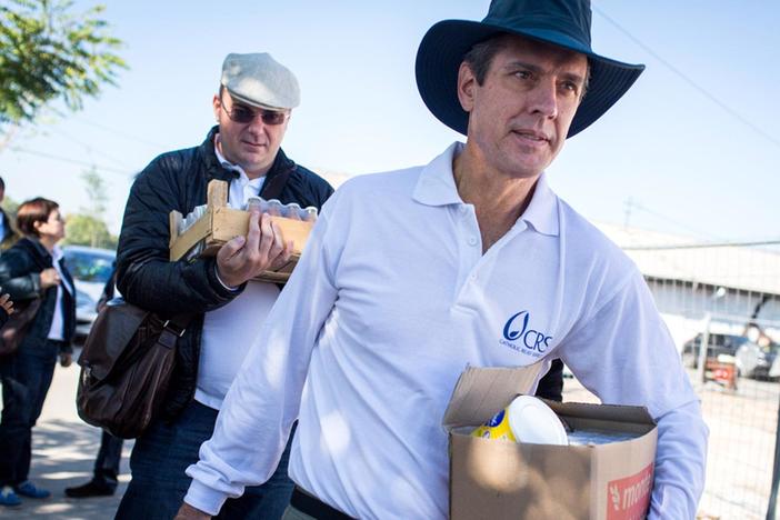 Groups like Catholic Relief Services are confronting an unprecedented humanitarian crisis.