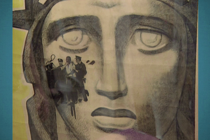 Appraisal: 1963 Russian Propaganda Poster, in Vintage Albuquerque.