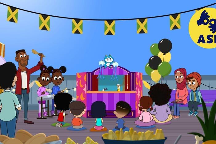 Liana has a problem with a school art project. /Luke and Lyla put on a puppet show.