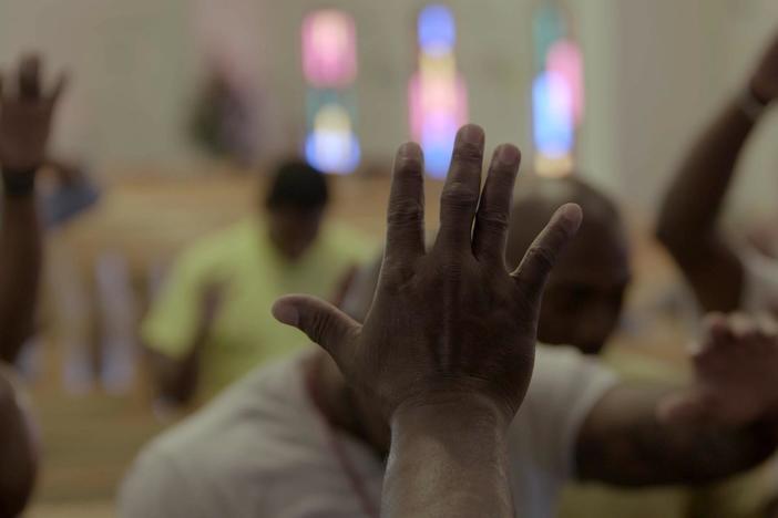Inmates at Angola Prison try to reconcile their pasts with their religious beliefs.