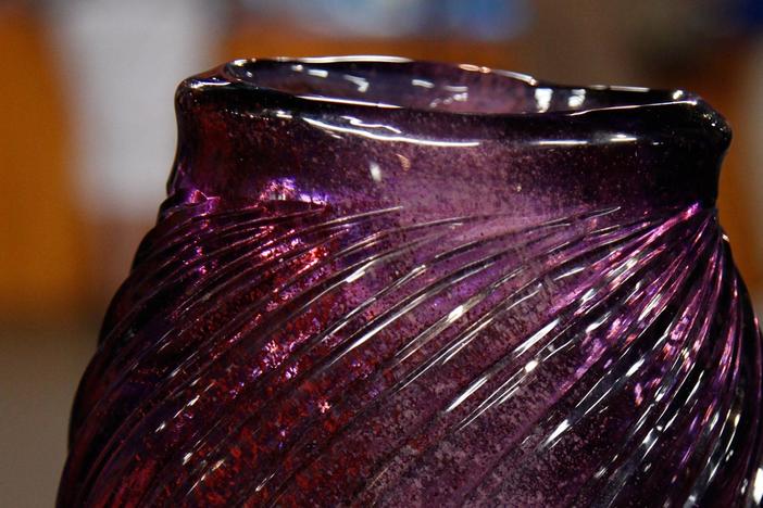 Appraisal: Leveille-Rousseau Vase, ca. 1890, from Biloxi Hour 2